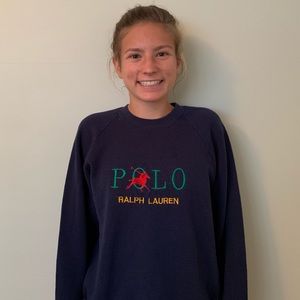 Vintage polo pullover